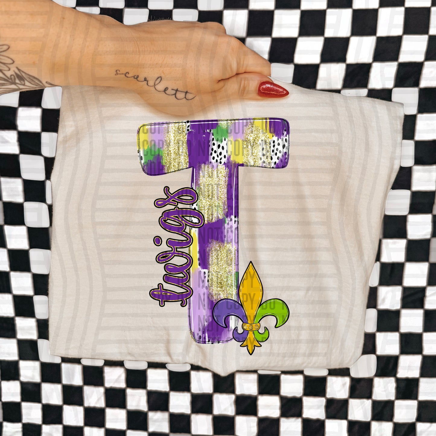 Mardi Mascots Custom + Dropdown  - 300 dpi Digital Download