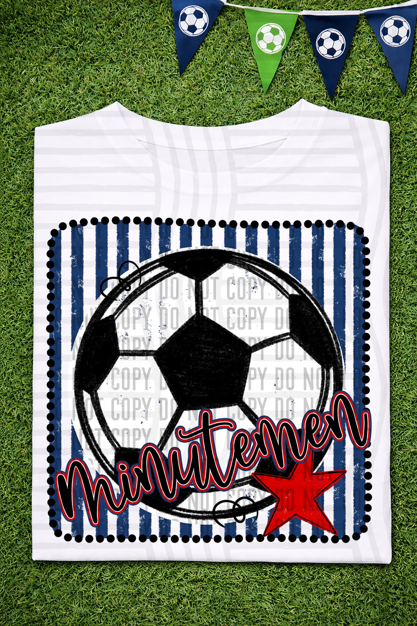 Soccer RWB Framed -  Custom + DROPDOWN - 300 DPI digital download
