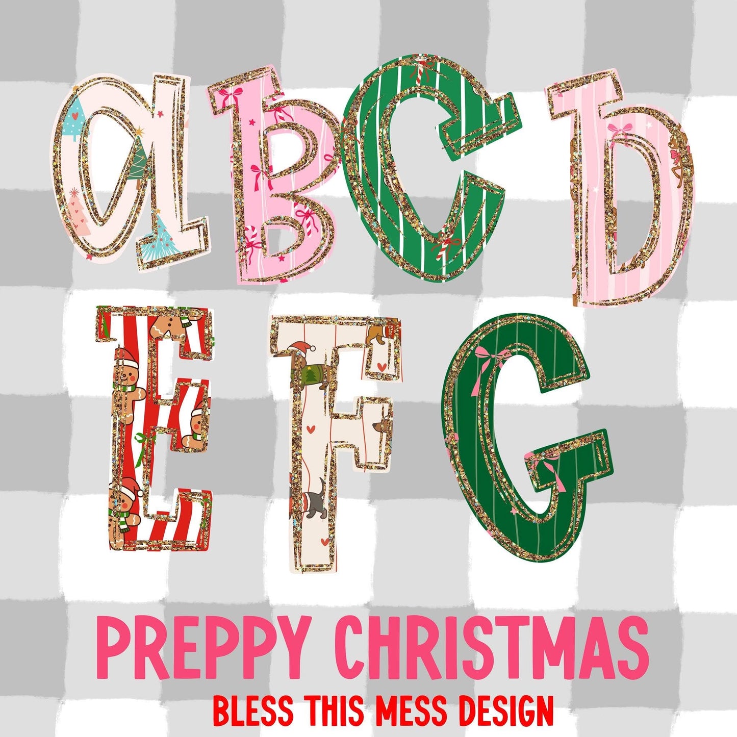 Christmas Alpha Collab- Digital download 300DPI PNG FILE