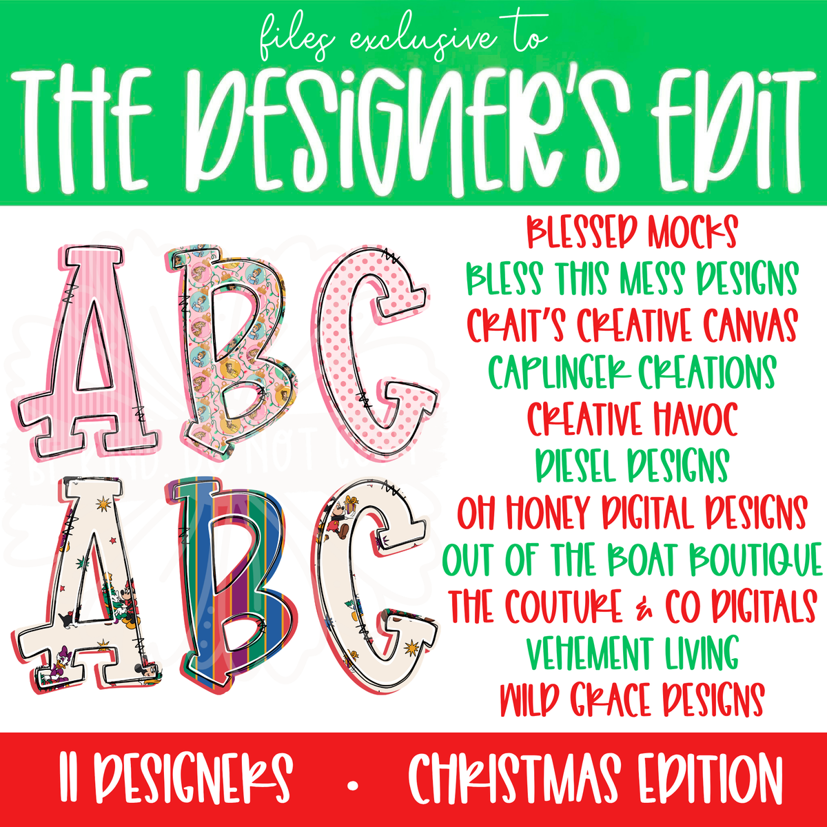 Designers Edit SEPT Collab- NO CODES - Digital download 300DPI PNG FILE