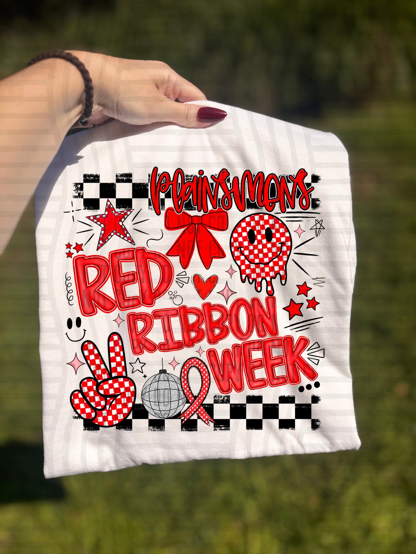 RED RIBBON WEEK - 300 dpi Digital Download