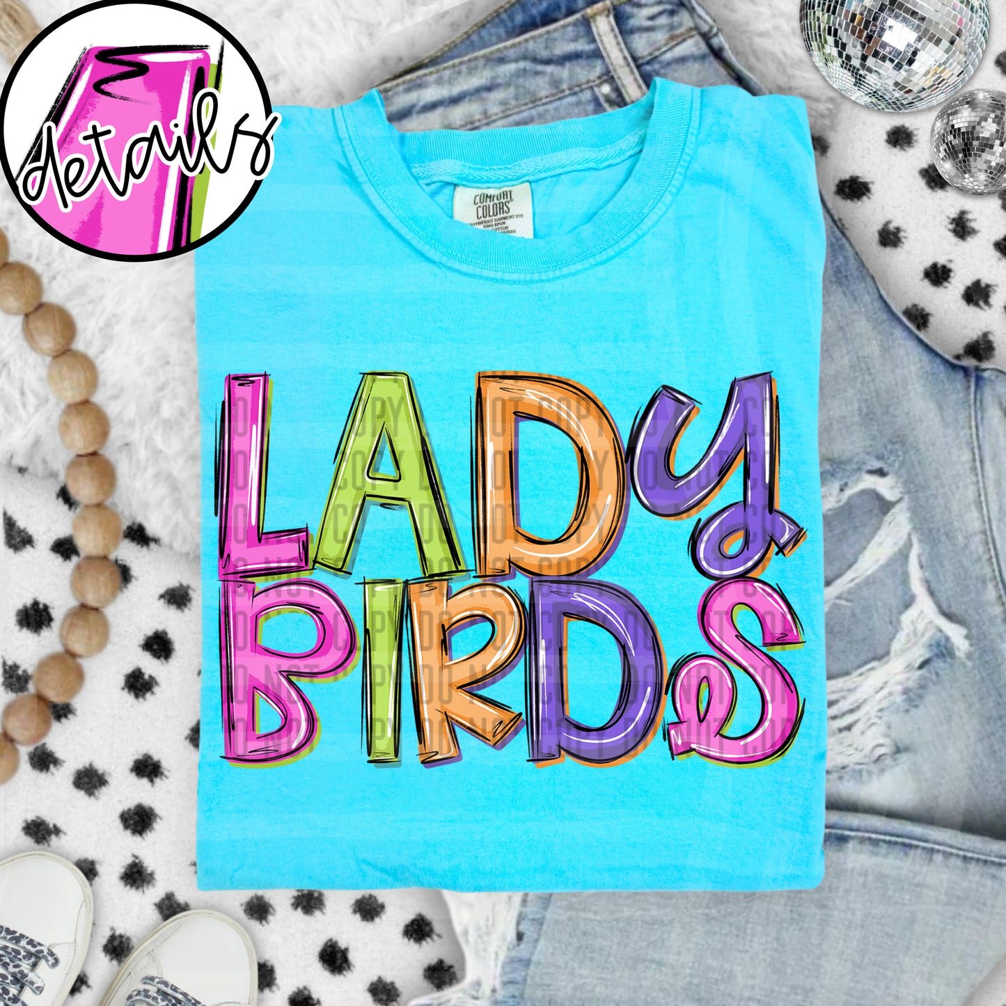 Neon Barbie Stacked - Custom + DROPDOWN - 300 DPI digital download