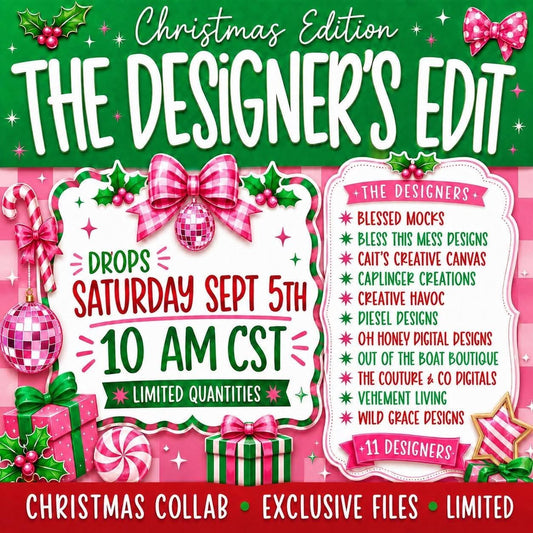 Designers Edit SEPT Collab- NO CODES - Digital download 300DPI PNG FILE