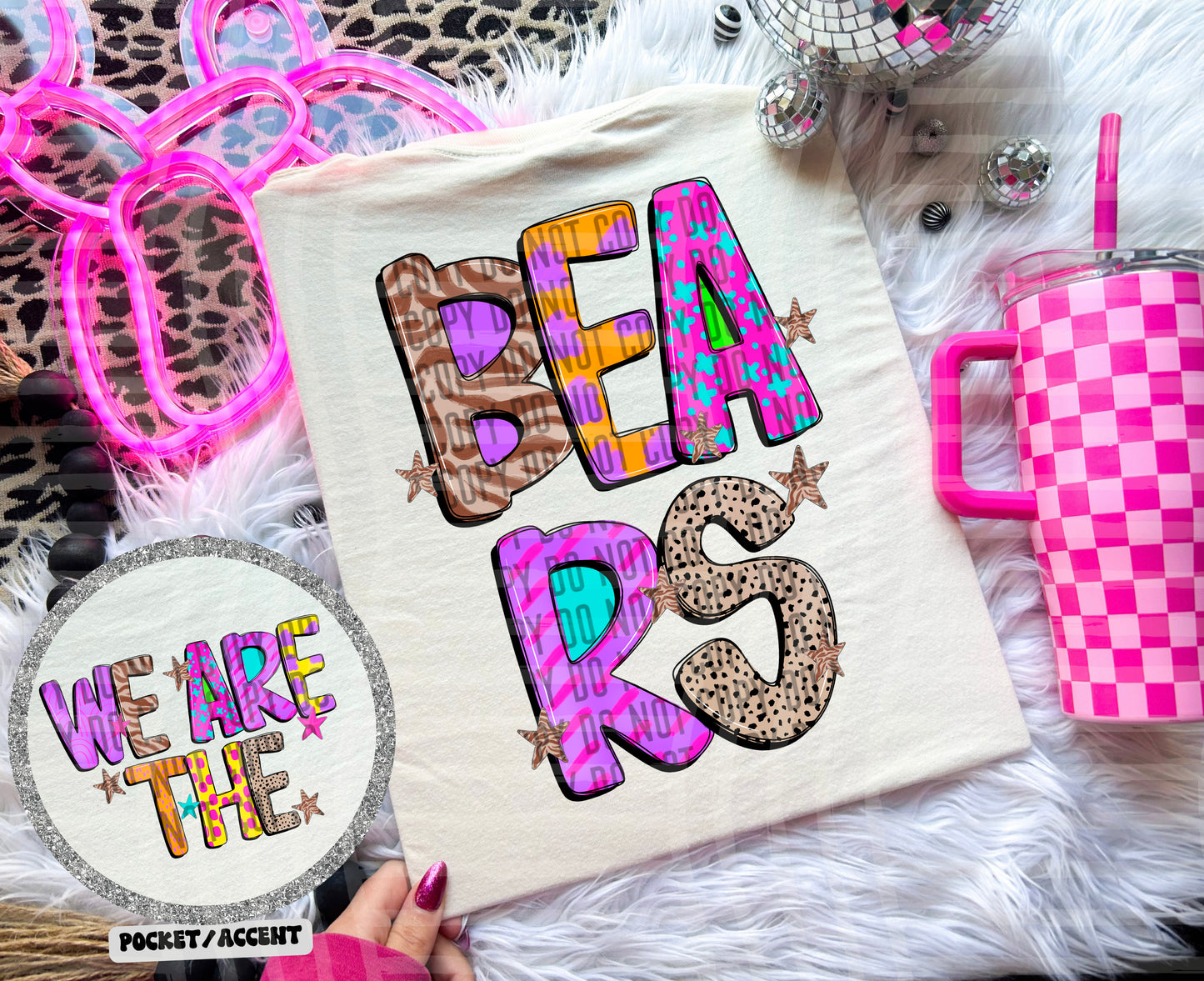 Funky Mix Up - Optional POCKET - Custom + Dropdown  - 300 dpi Digital Download