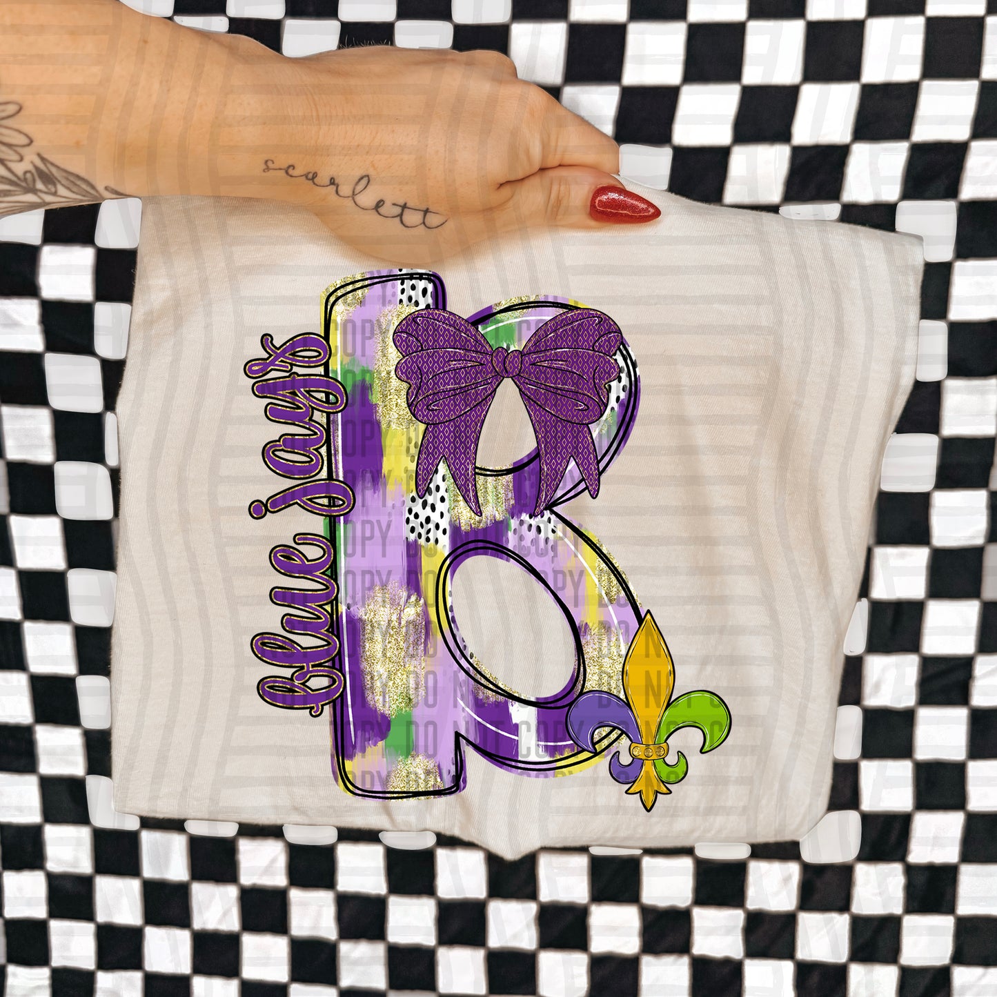 Mardi Mascots Custom + Dropdown  - 300 dpi Digital Download