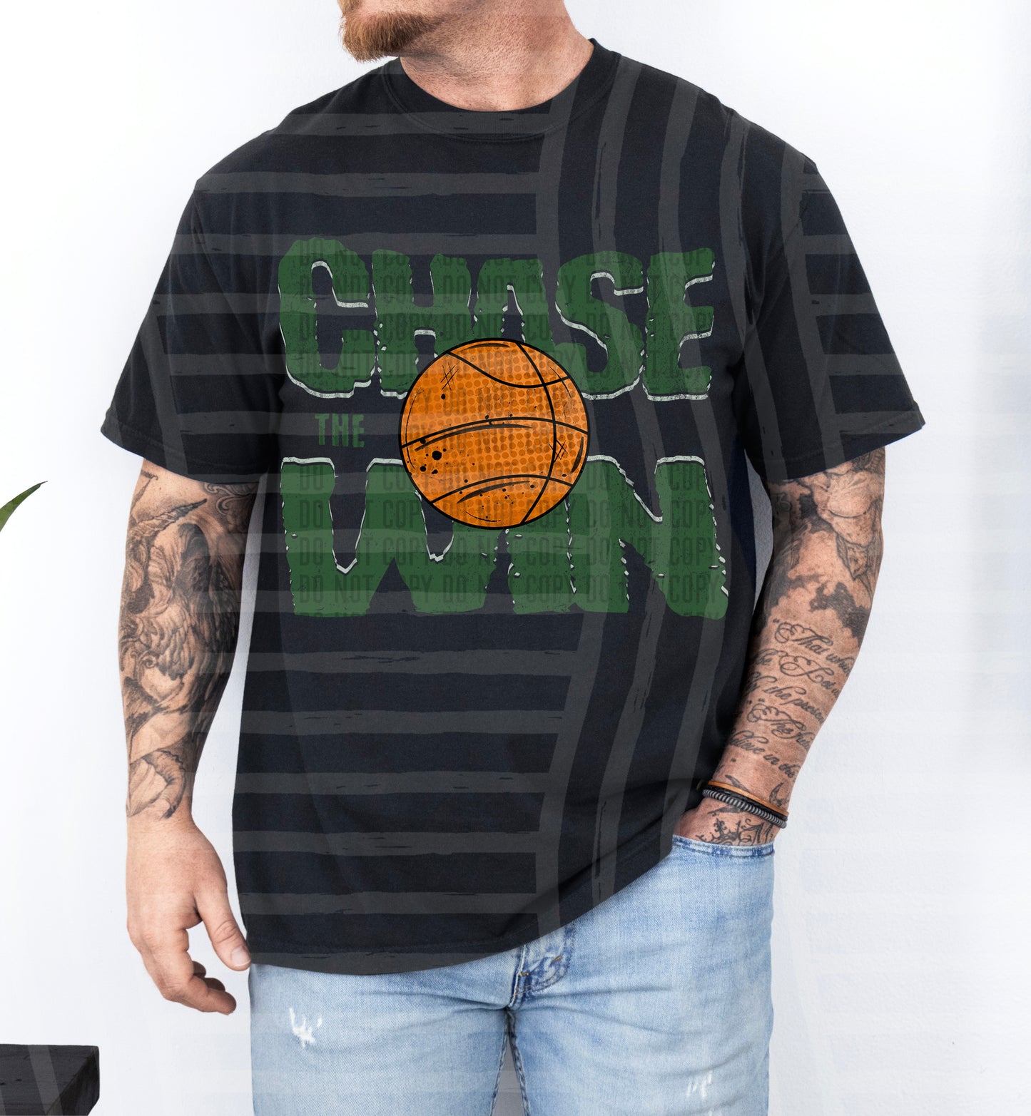Chase the Win BASKETBALL - Color Dropdown Digital Download 300DPI PNG FILE