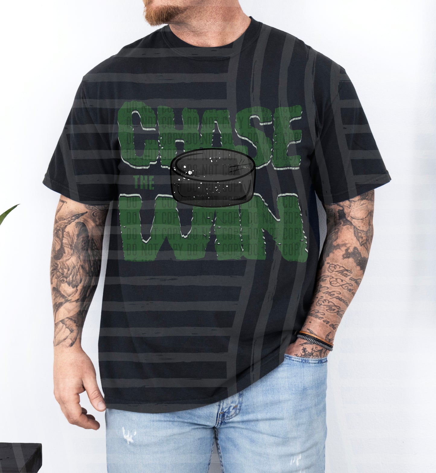 Chase the Win HOCKEY - Color Dropdown Digital Download 300DPI PNG FILE