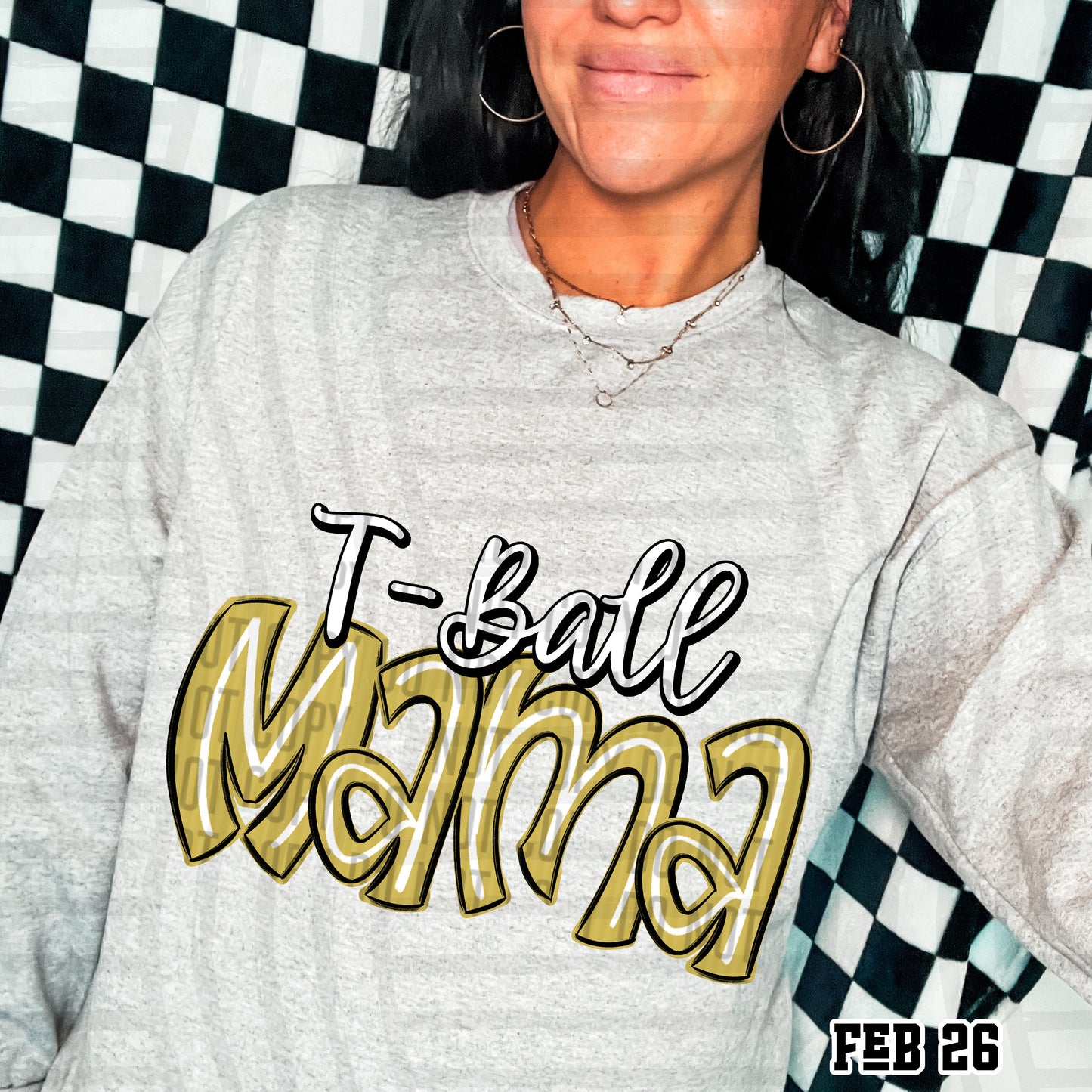 T-Ball Mama - Color Dropdown Digital Download 300DPI PNG FILE