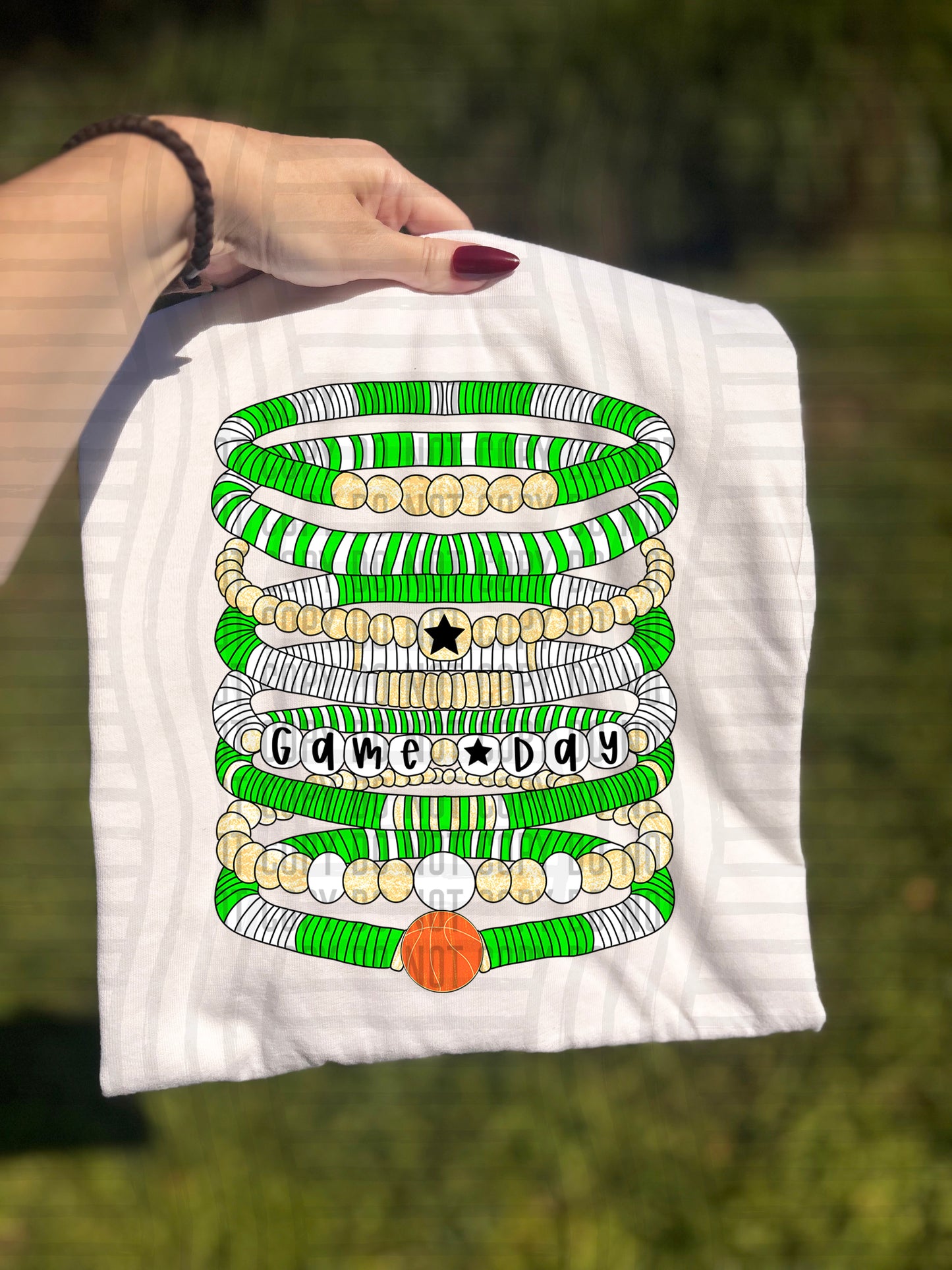 Bracelets - Basketball - Color Dropdown Digital Download 300DPI PNG FILE