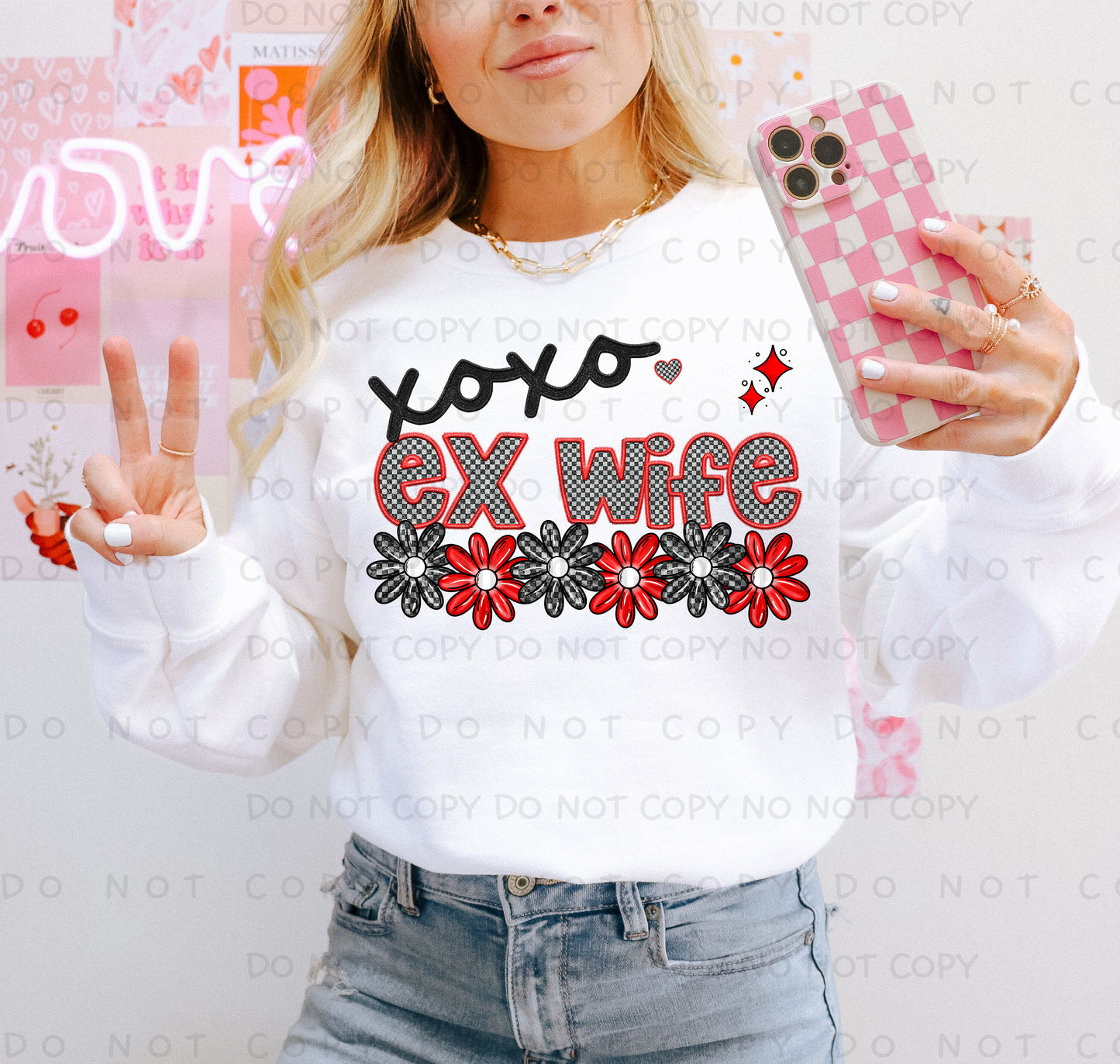 XOXO - PICK A NAME DROPDOWN + CUSTOM - Digital Download 300DPI PNG FILE