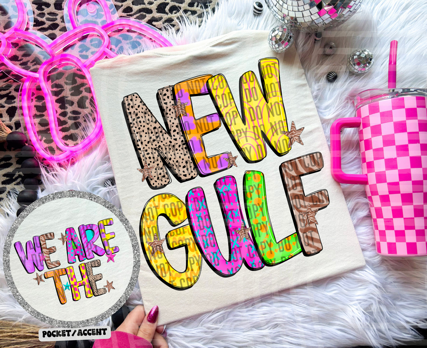 Funky Mix Up - Optional POCKET - Custom + Dropdown  - 300 dpi Digital Download