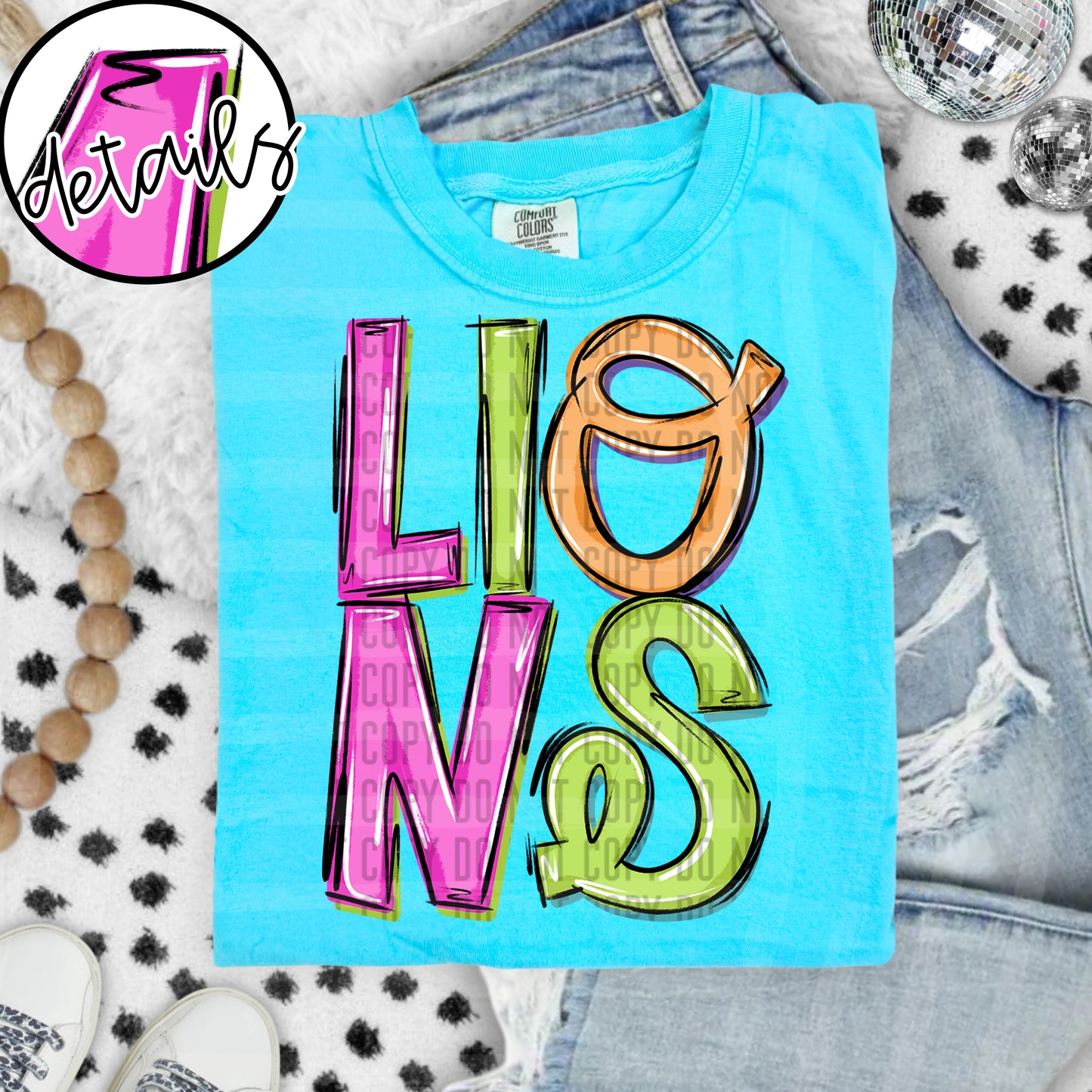 Neon Barbie Stacked - Custom + DROPDOWN - 300 DPI digital download