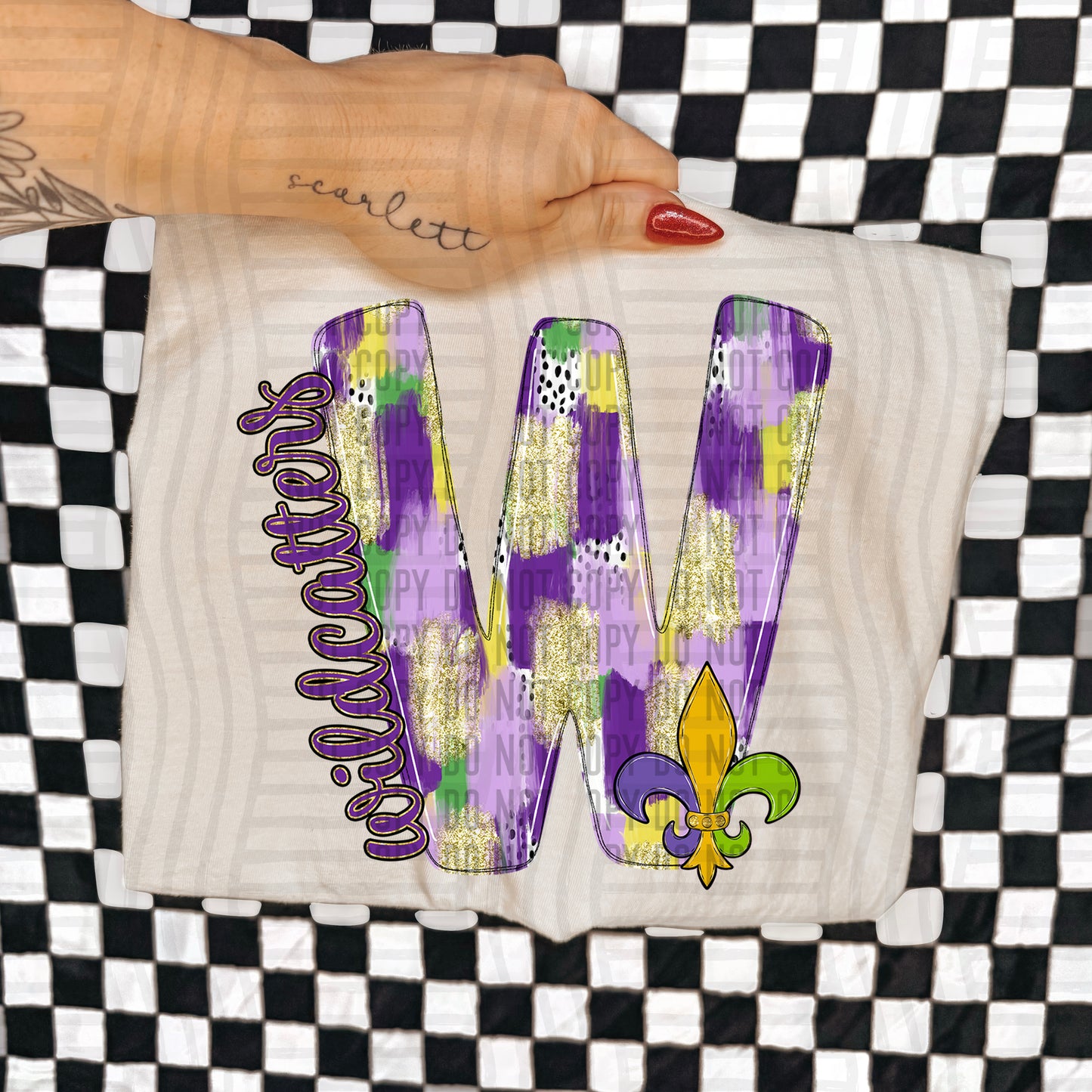 Mardi Mascots Custom + Dropdown  - 300 dpi Digital Download