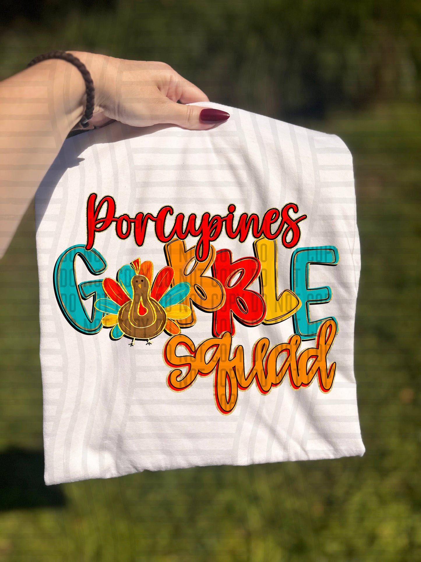 GOBBLE SQUAD MASCOTS - 300 dpi Digital Download