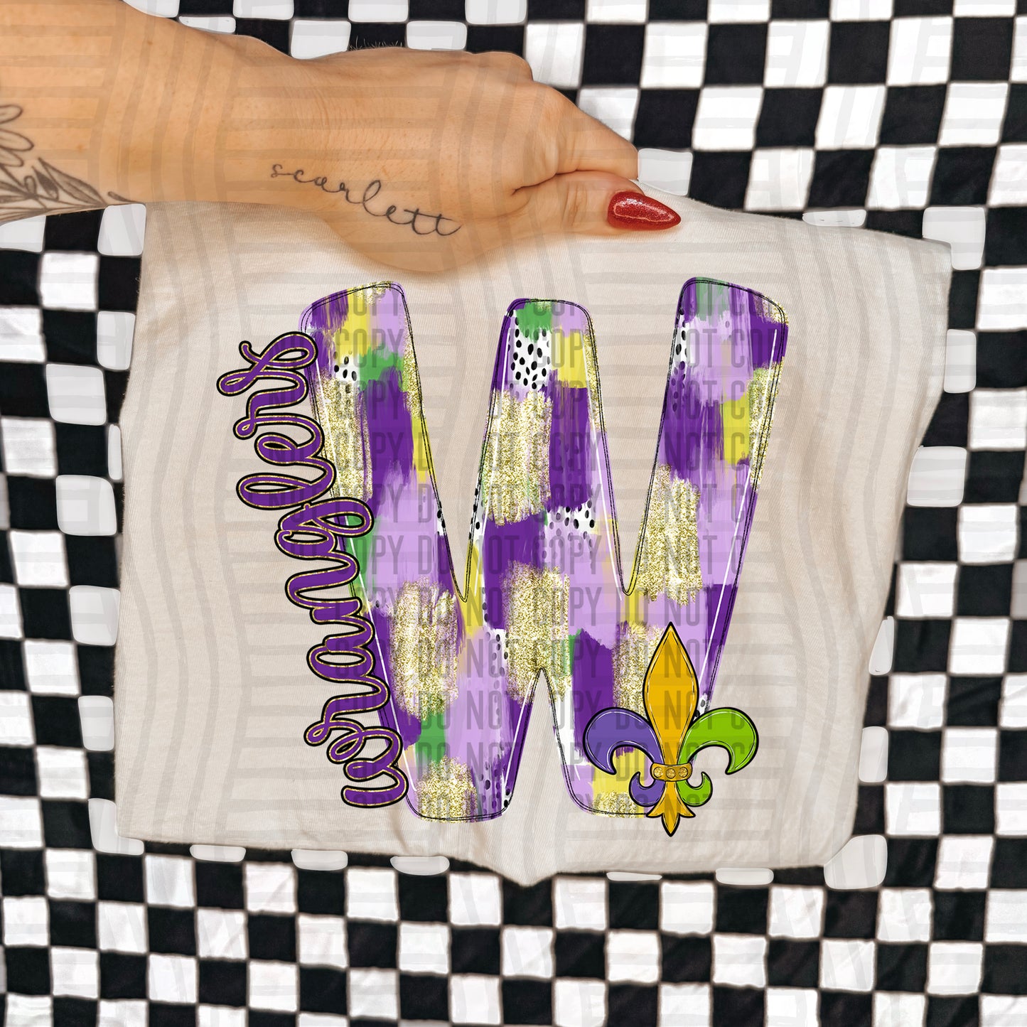 Mardi Mascots Custom + Dropdown  - 300 dpi Digital Download