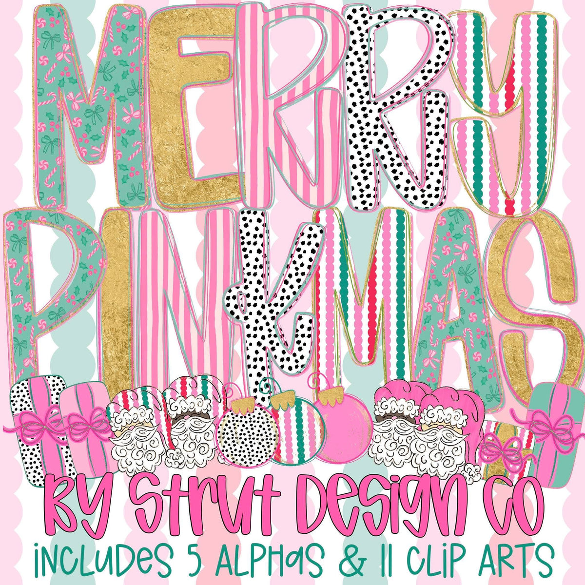 Triple the Tinsel ✨ COLLAB CC-ST-CR - Digital download 300DPI PNG FILE
