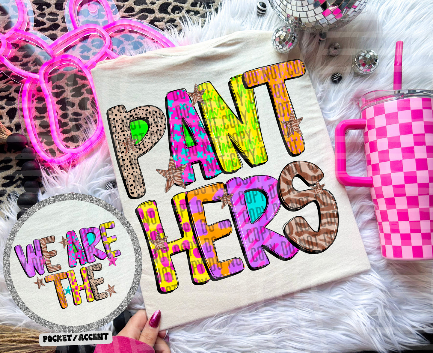 Funky Mix Up - Optional POCKET - Custom + Dropdown  - 300 dpi Digital Download