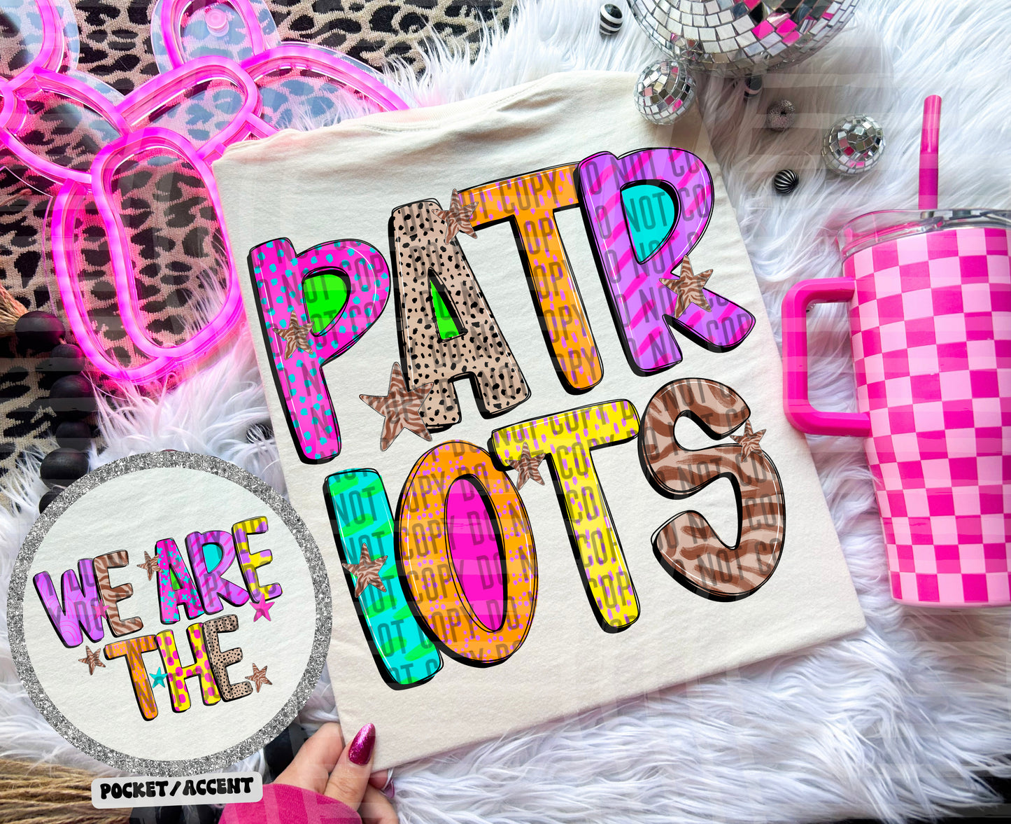 Funky Mix Up - Optional POCKET - Custom + Dropdown  - 300 dpi Digital Download