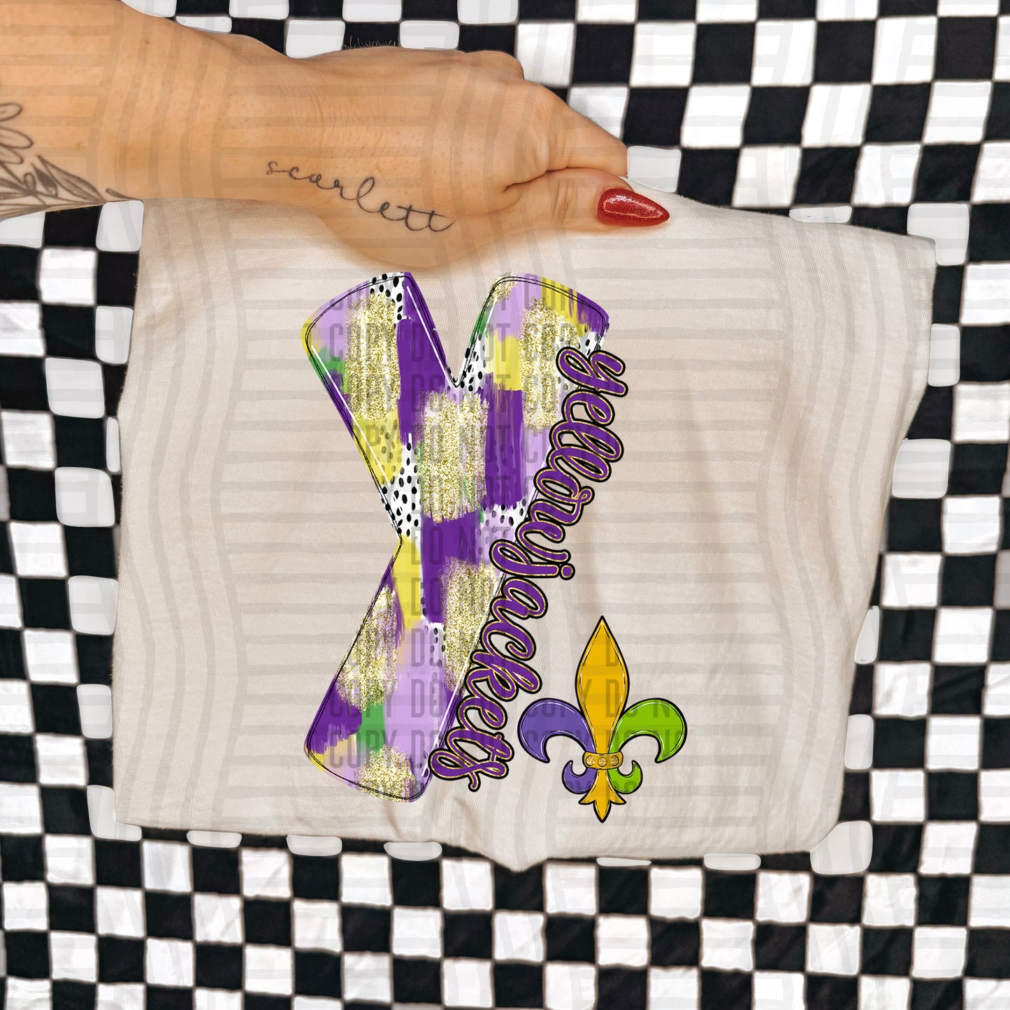 Mardi Mascots Custom + Dropdown  - 300 dpi Digital Download