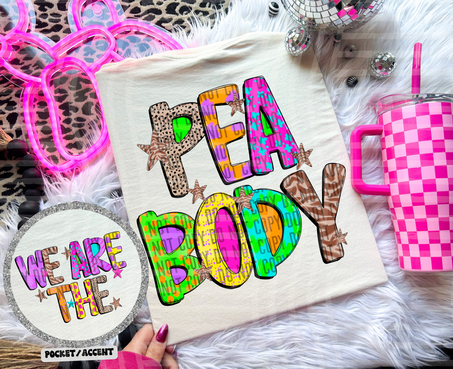 Funky Mix Up - Optional POCKET - Custom + Dropdown  - 300 dpi Digital Download