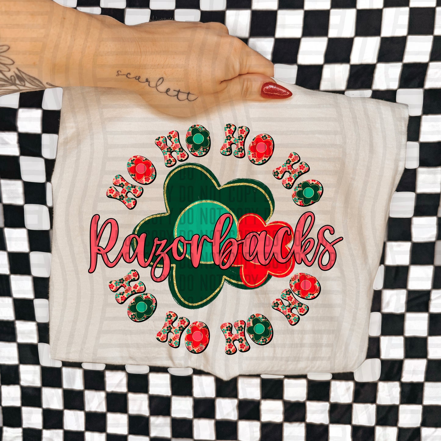 Retro HOHOHO - 300 dpi Digital Download