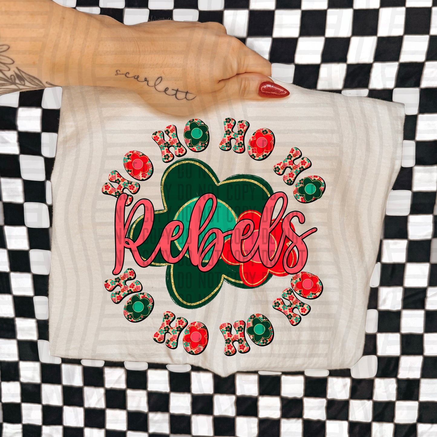 Retro HOHOHO - 300 dpi Digital Download