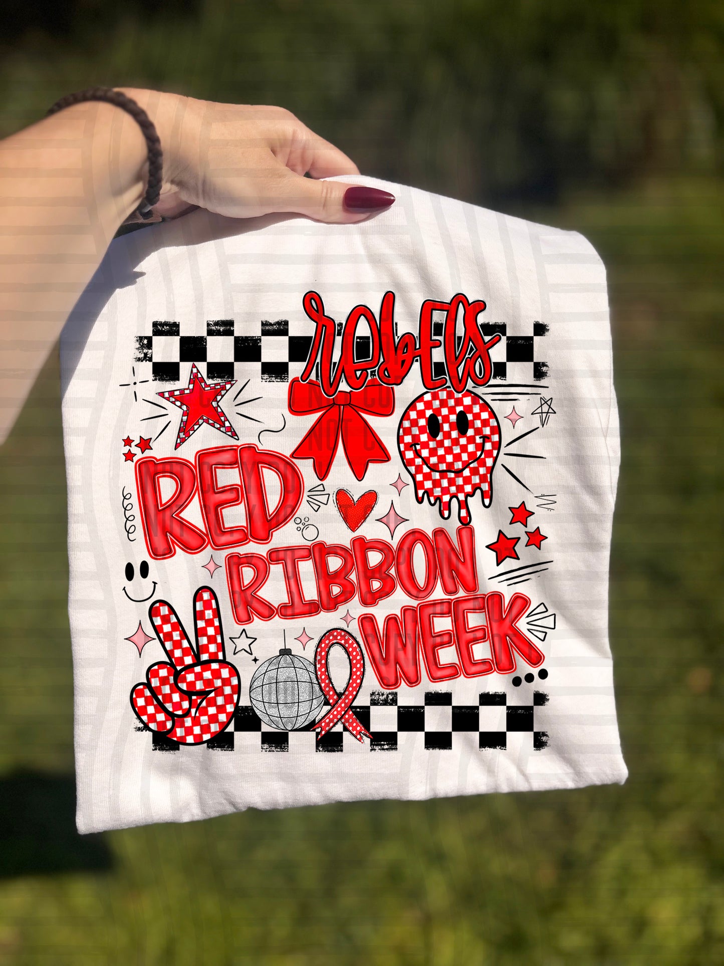 RED RIBBON WEEK - 300 dpi Digital Download
