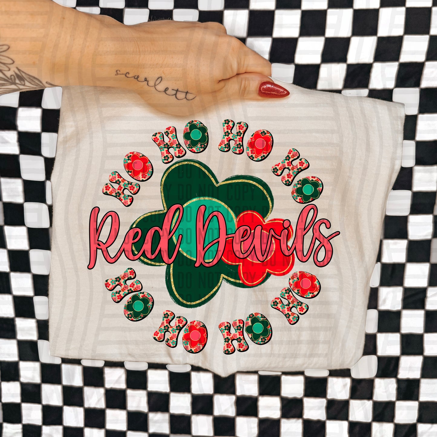 Retro HOHOHO - 300 dpi Digital Download