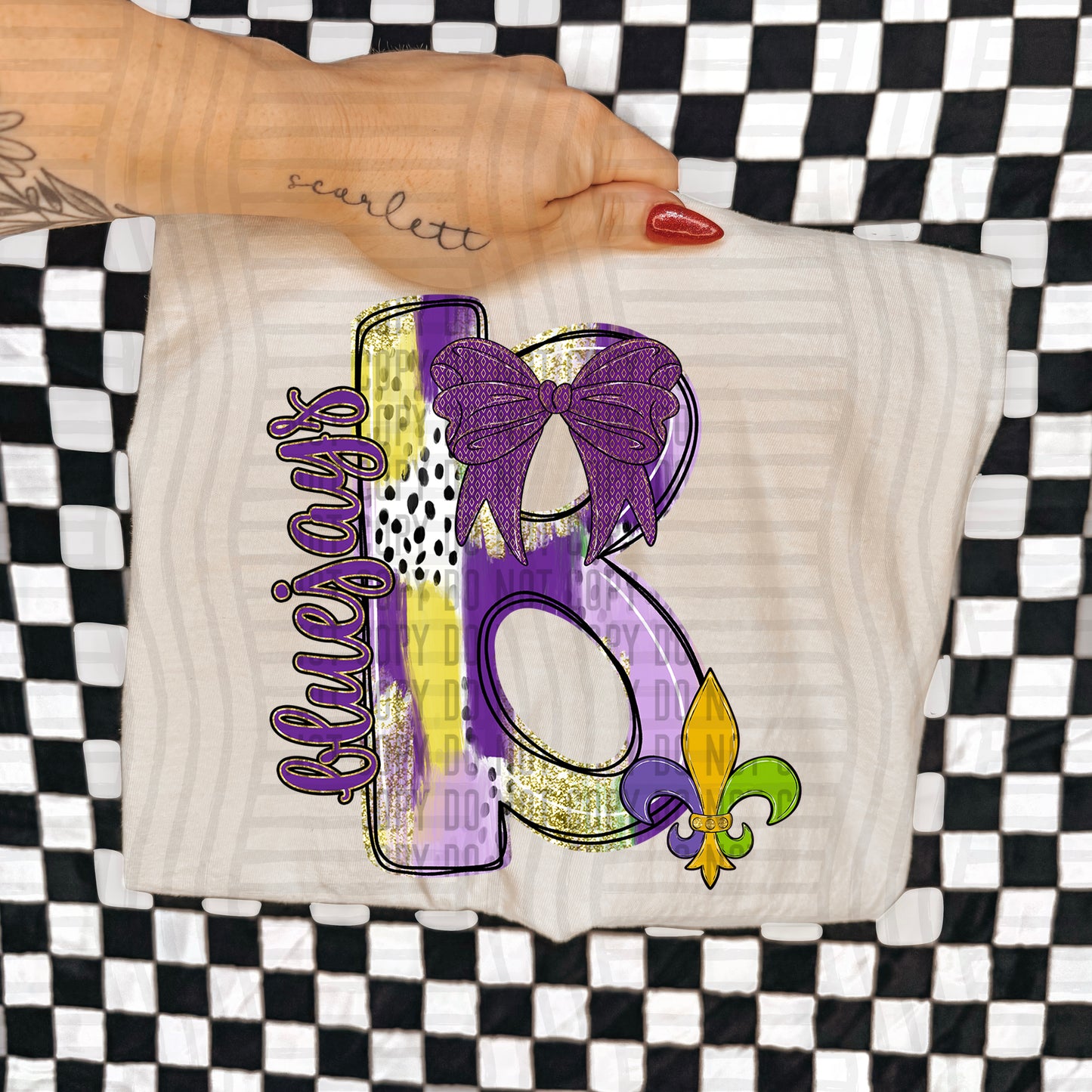 Mardi Mascots Custom + Dropdown  - 300 dpi Digital Download