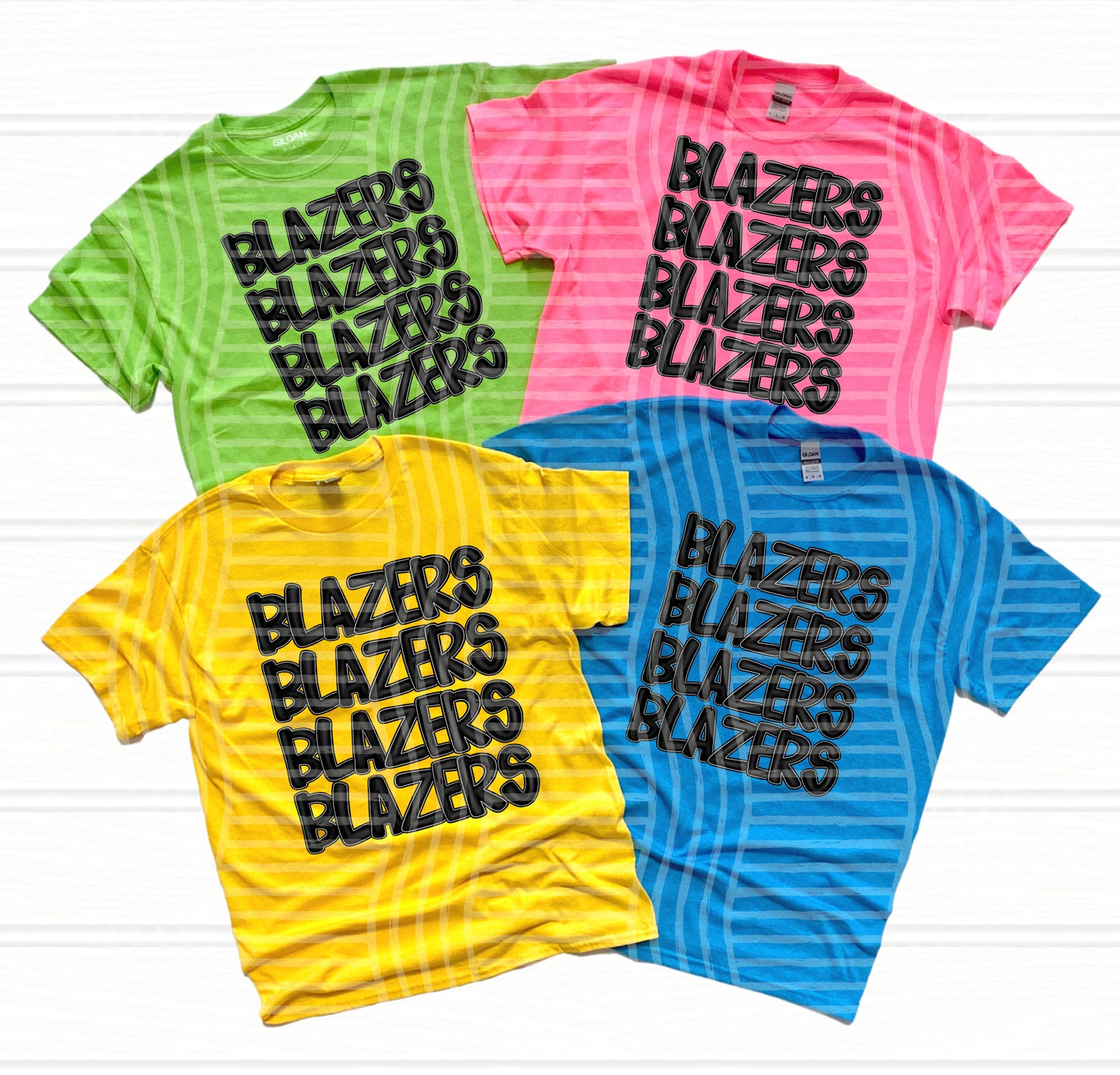 Black Stacked- Dropdown - Dropdown Digital Download 300DPI PNG FILE