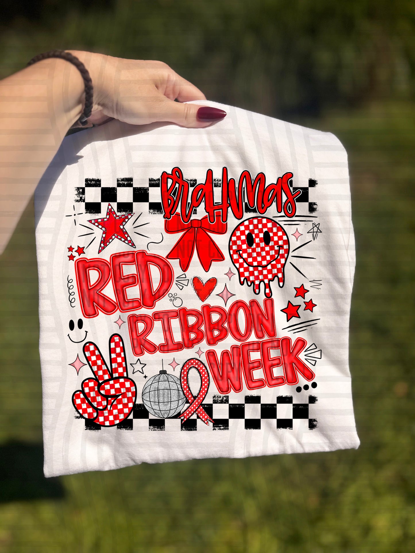 RED RIBBON WEEK - 300 dpi Digital Download