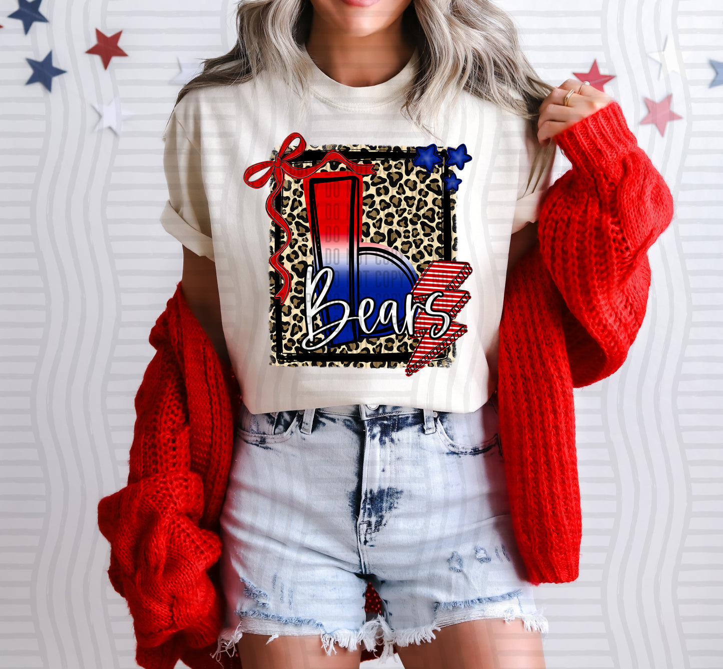 Star Spangled Sass Mascots -  Custom + DROPDOWN - 300 DPI digital download