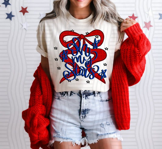 Oh my stars (bow) -  Digital Download 300DPI PNG FILE