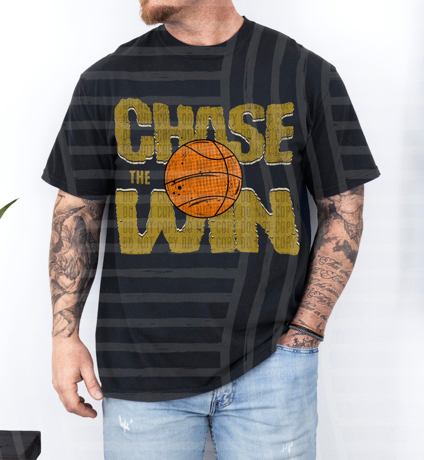 Chase the Win BASKETBALL - Color Dropdown Digital Download 300DPI PNG FILE