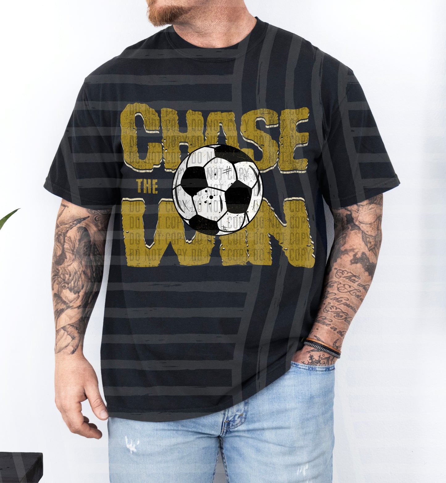 Chase the Win SOCCER - Color Dropdown Digital Download 300DPI PNG FILE