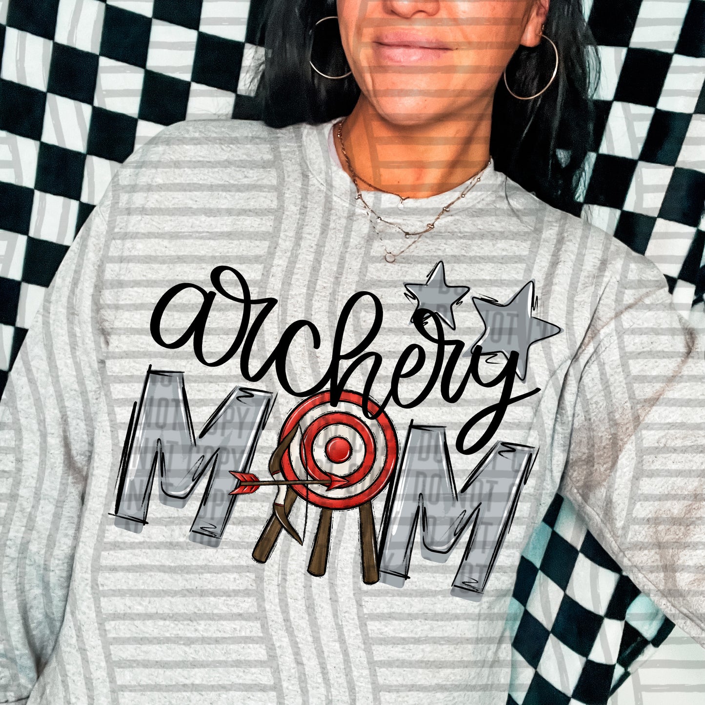 Archery Mom - Color Dropdown Digital Download 300DPI PNG FILE