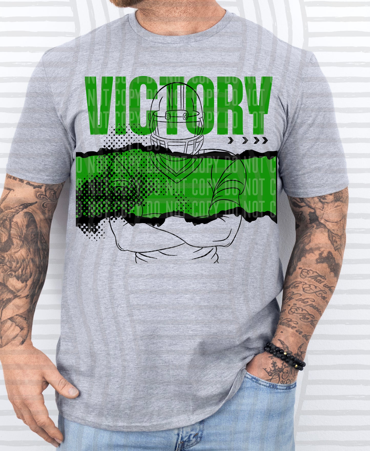 VICTORY Football - Color Dropdown Digital Download 300DPI PNG FILE