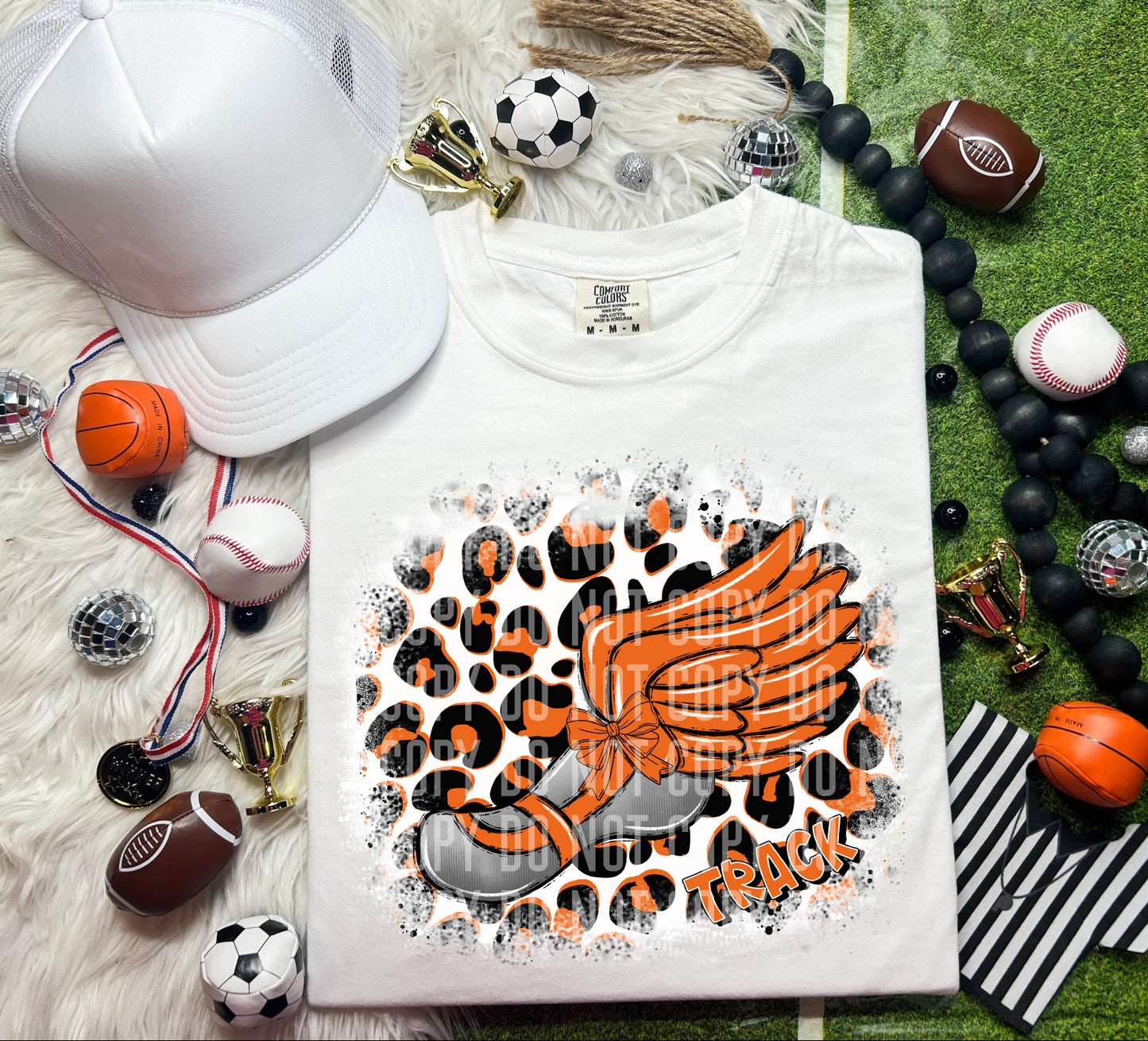 Leopard Coquette Sports Color Dropdown Digital Download 300 DPI PNG