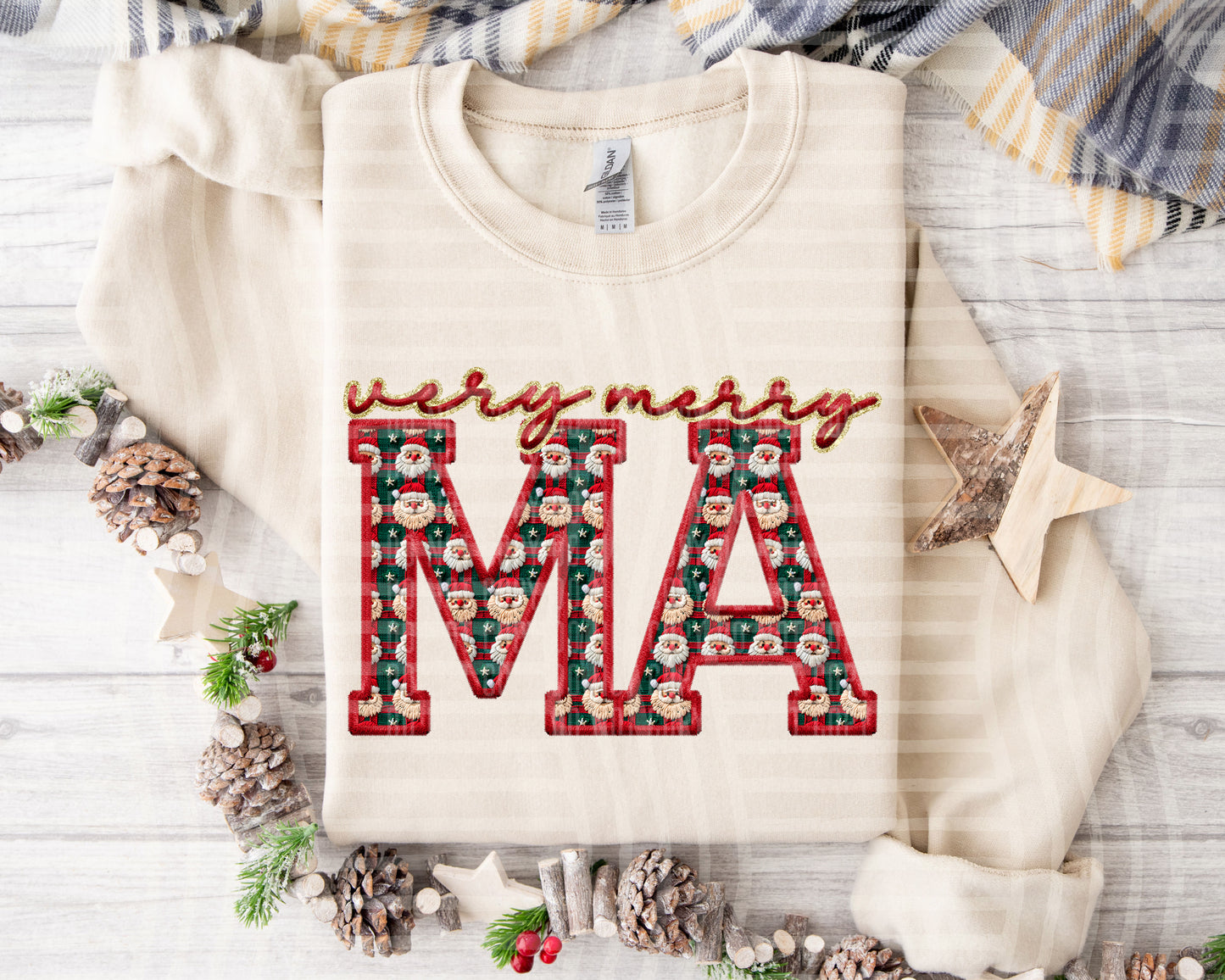 Very Merry (Santa) NAMES - Custom + Dropdown 300 DPI digital download