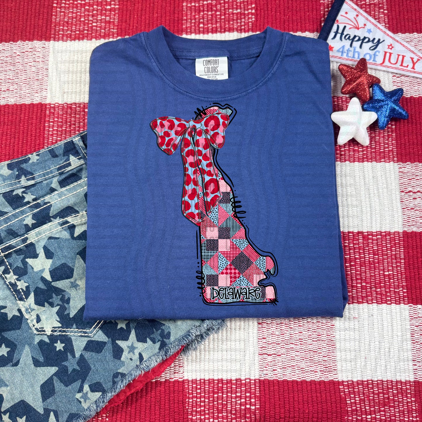 RWB PATCHWORK  -PICK A STATE -  Digital download 300DPI PNG FILE