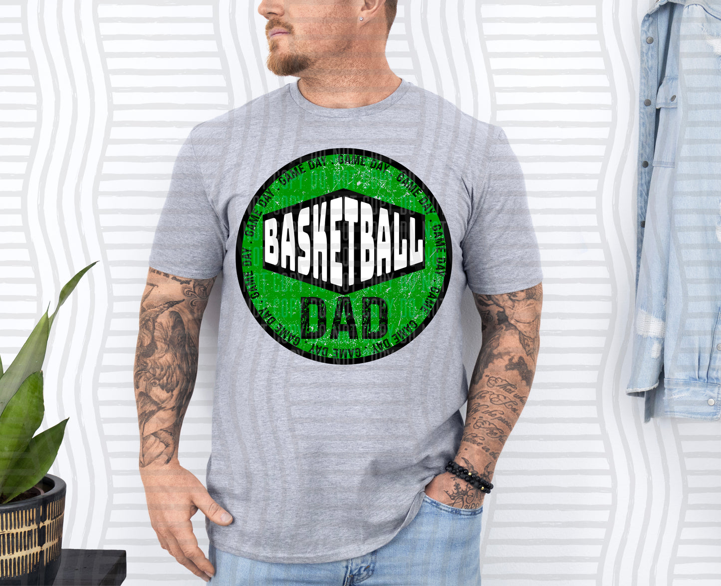 Basketball DAD -Color Dropdown Digital Download 300DPI PNG FILE