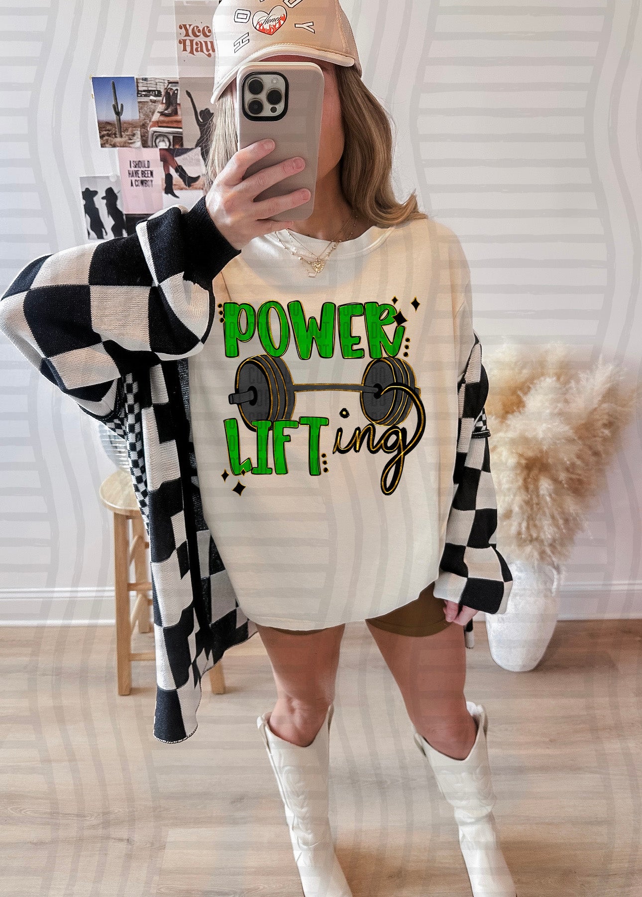 Power Lifting - Color Dropdown Digital Download 300DPI PNG FILE