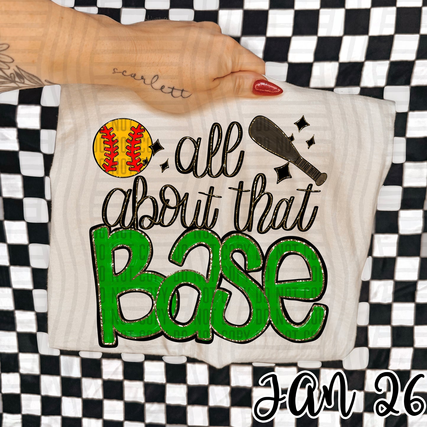 All about that Base- (SOFTBALL) Color Dropdown Digital Download 300DPI PNG FILE
