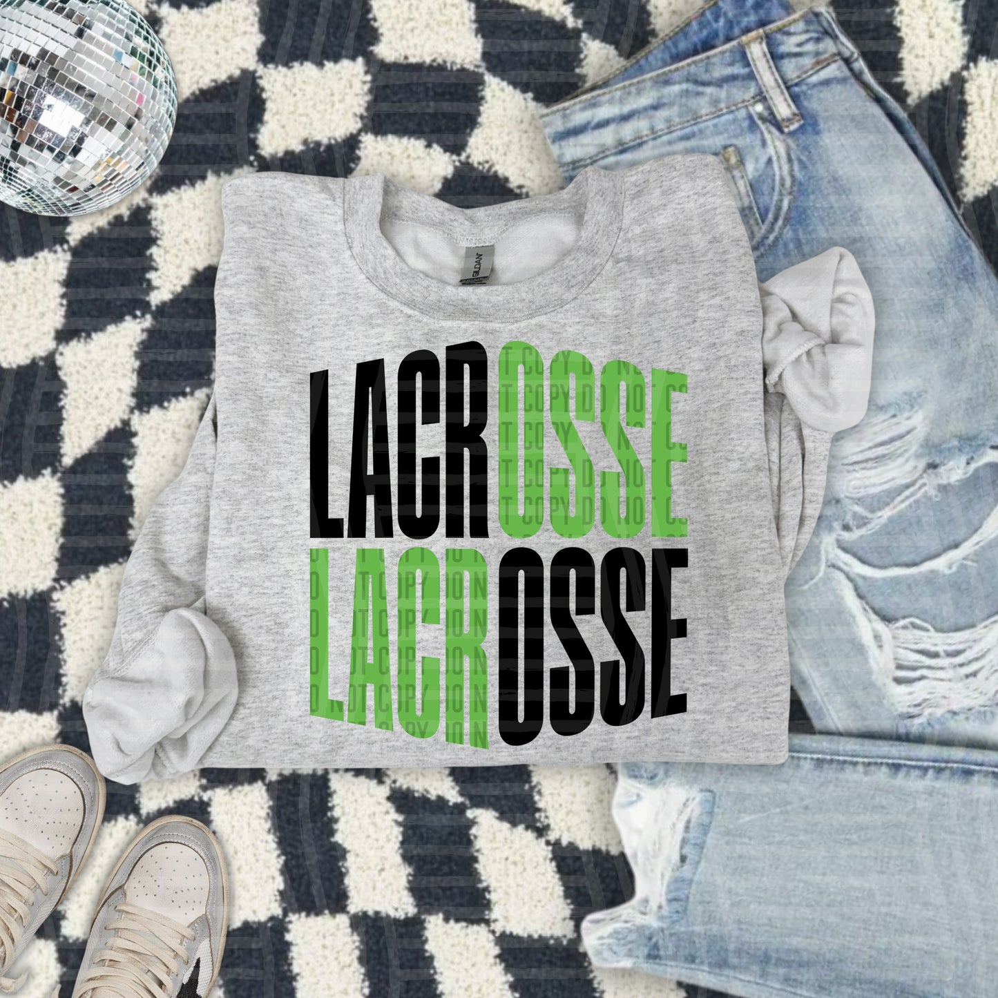 LACROSSE word art - Color Dropdown Digital Download 300DPI PNG FILE