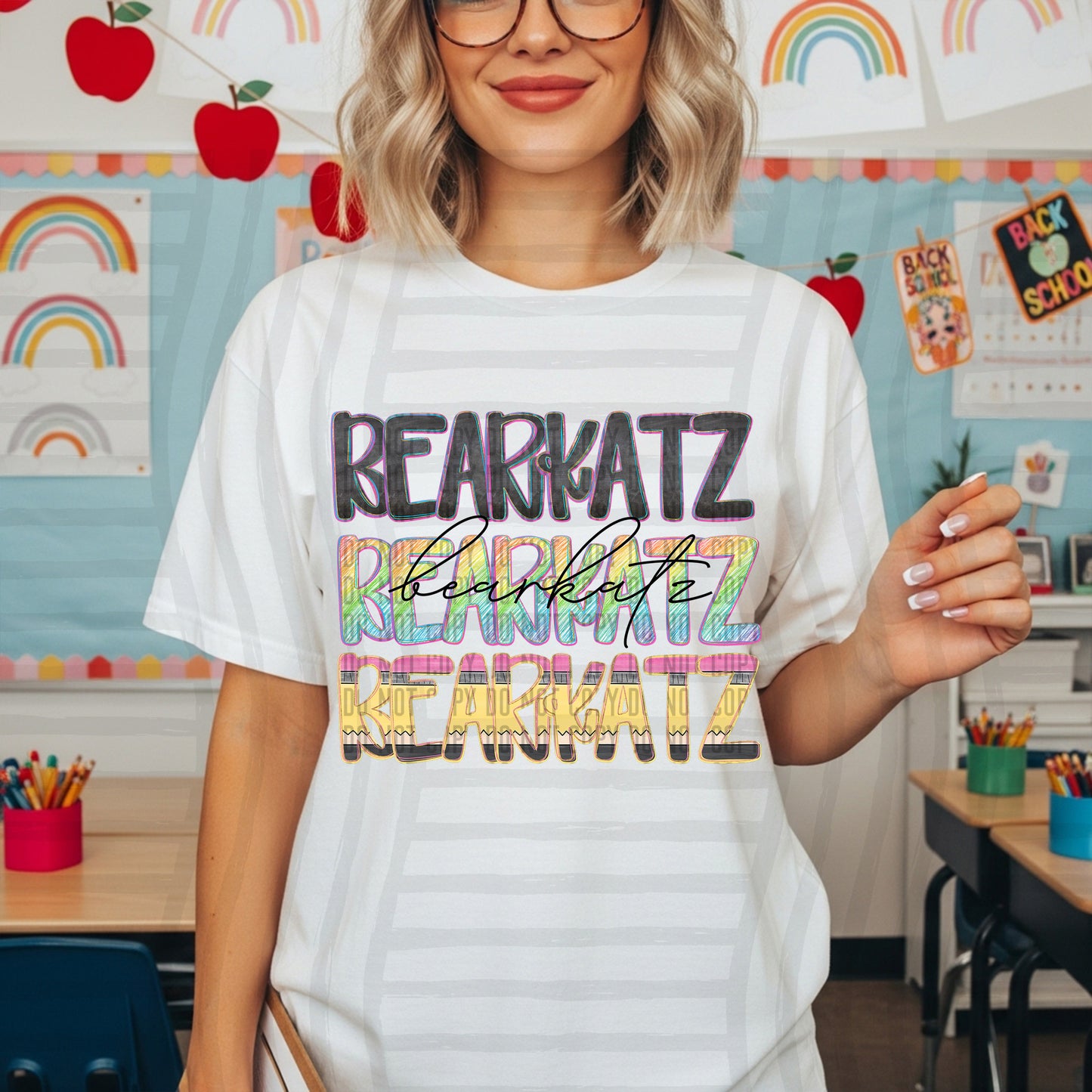Crayon cutie Stacked - Custom + DROPDOWN - 300 DPI digital download