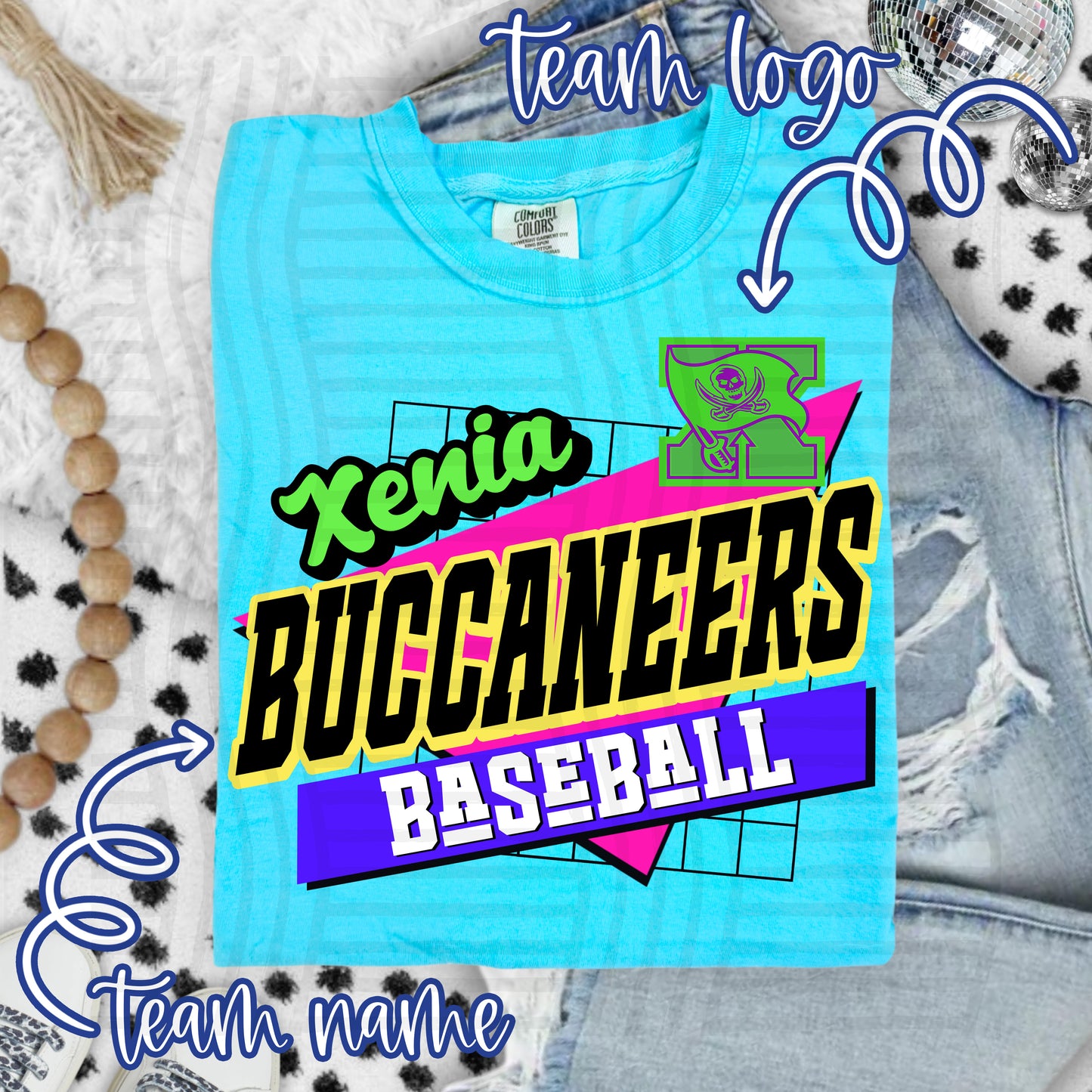 CUSTOM - 90'S VIBES - Digital download 300DPI PNG FILE