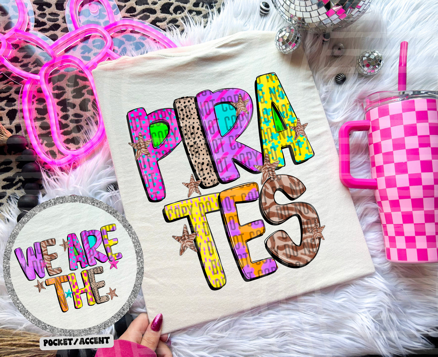 Funky Mix Up - Optional POCKET - Custom + Dropdown  - 300 dpi Digital Download