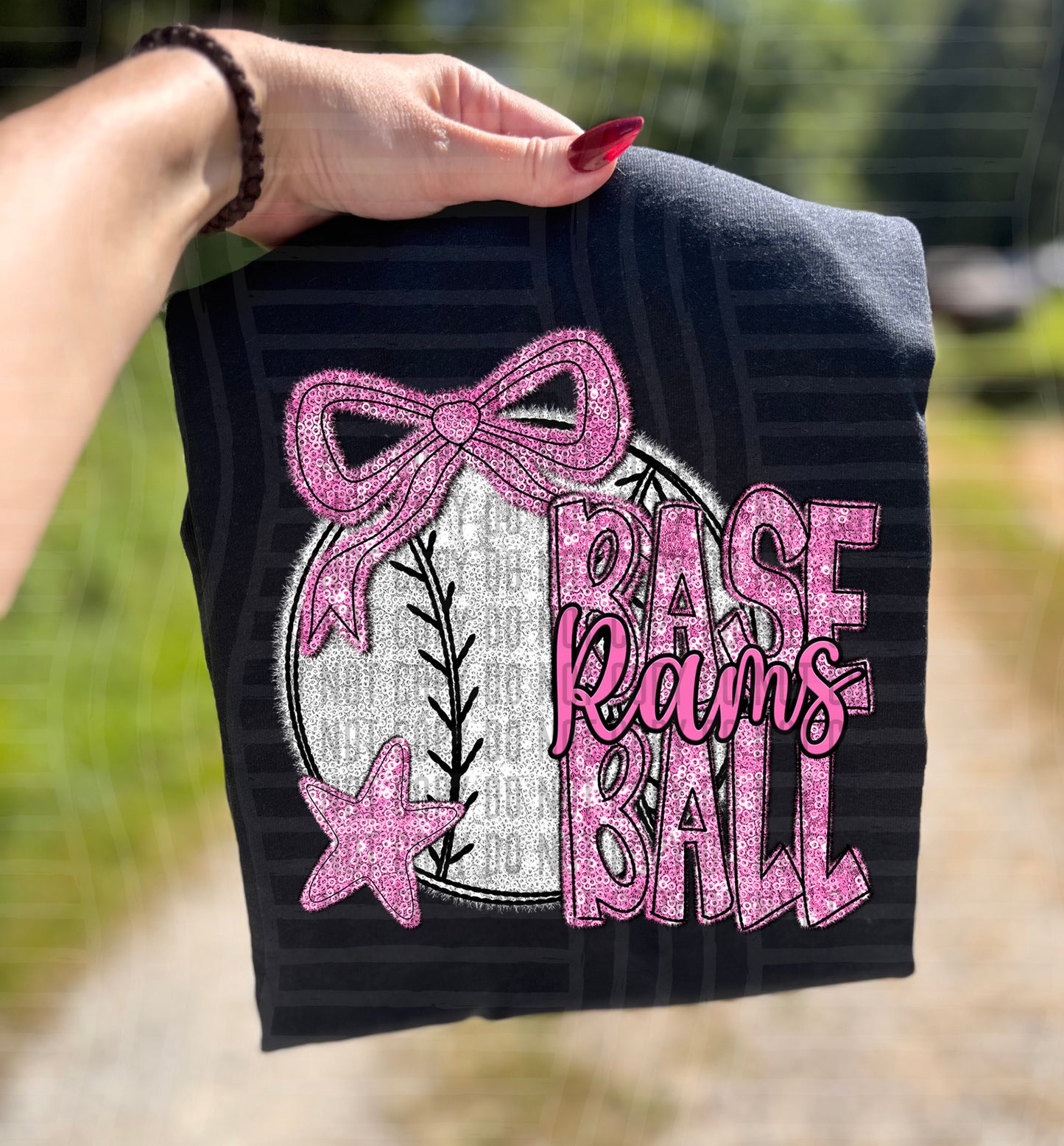 Baseball Mascots - Faux Sequin - Custom + Dropdown - 300 dpi Digital Download