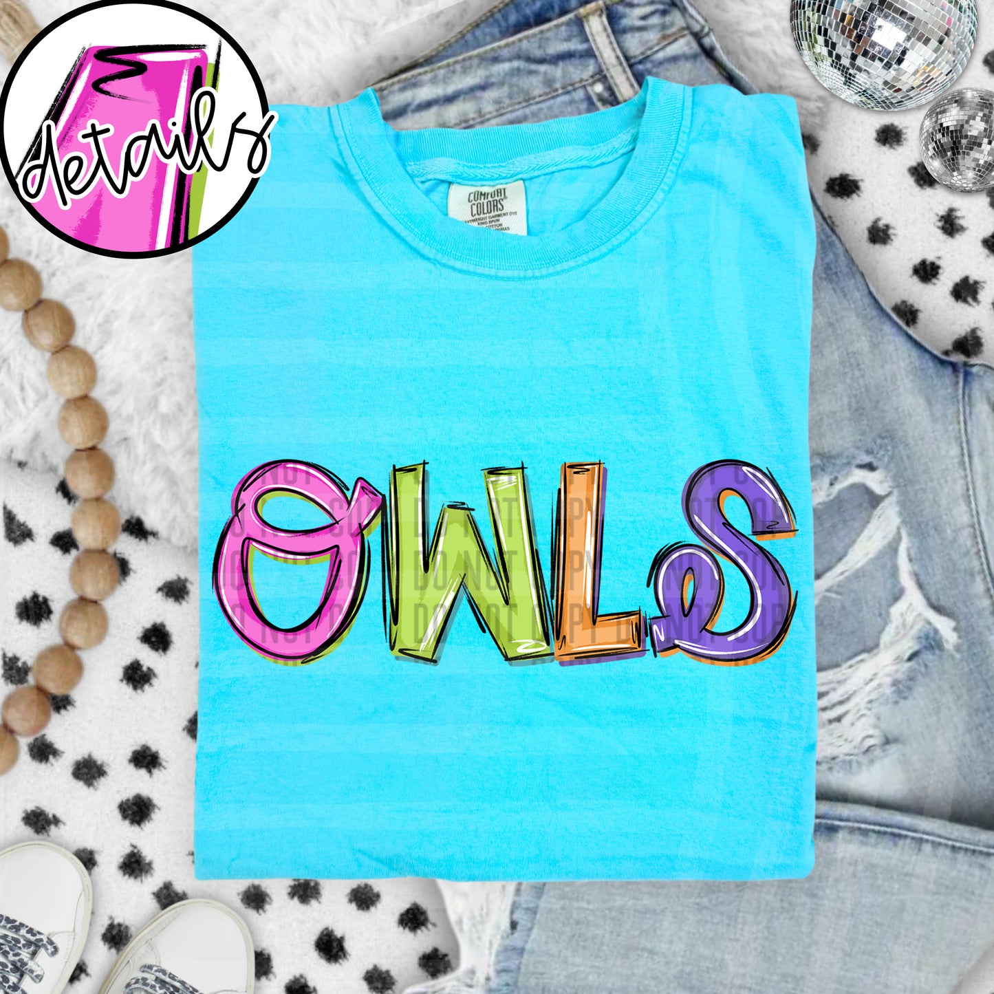 Neon Barbie Stacked - Custom + DROPDOWN - 300 DPI digital download