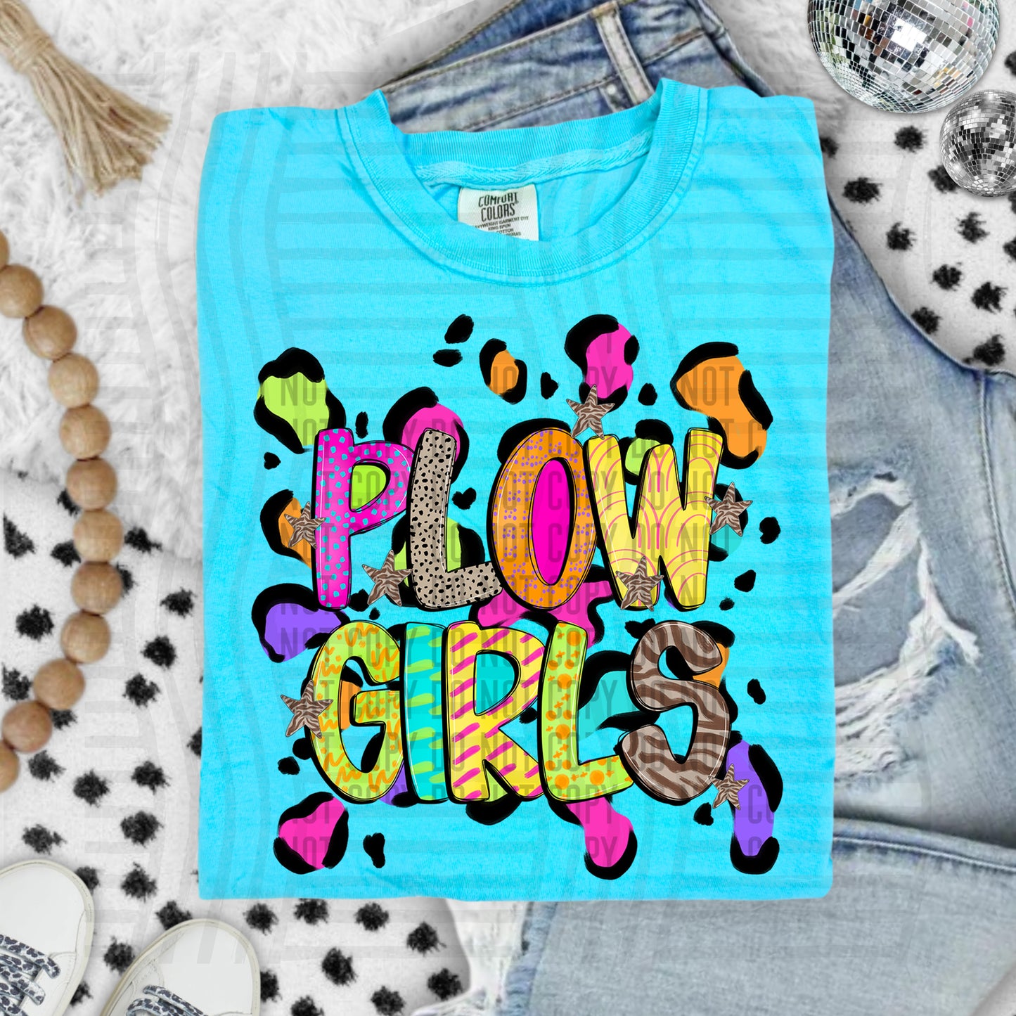 Funky Mix-Up Leopard Spot Mascots - Custom + Dropdown - 300 dpi Digital Download